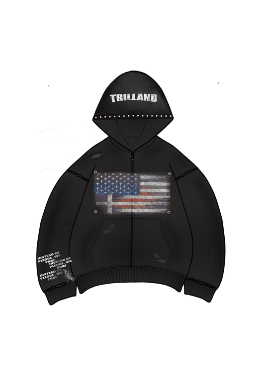 PRAY NOT PLEDGE HOODIE